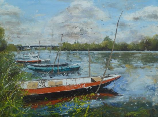les berges de la maine 61x46  -  476